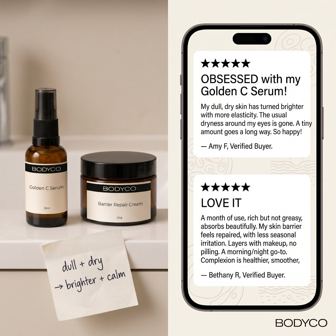 skincare reviews — Brighter Stronger Skin Set results